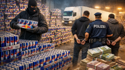 Vorarlberg’de Red Bull Deposu Hırsızlığı: İki Sanığa Hapis Cezası. Hırsızlar,