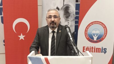 Eğitim İş İzmir 4 Nolu Yükseköğretim Şube Başkanı Elbey Kale,