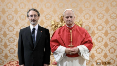 Türkiye’nin Vatikan nezdindeki yeni Büyükelçisi Fahrettin Altun, Katolik dünyasının ruhani