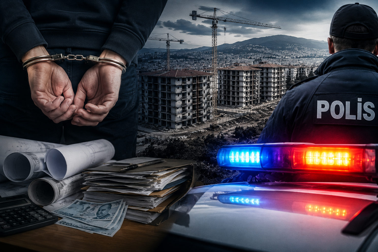 İzmir’de Kentsel Dönüşüm Soruşturması: 4 Gözaltı İzmir Cumhuriyet Başsavcılığı koordinesinde