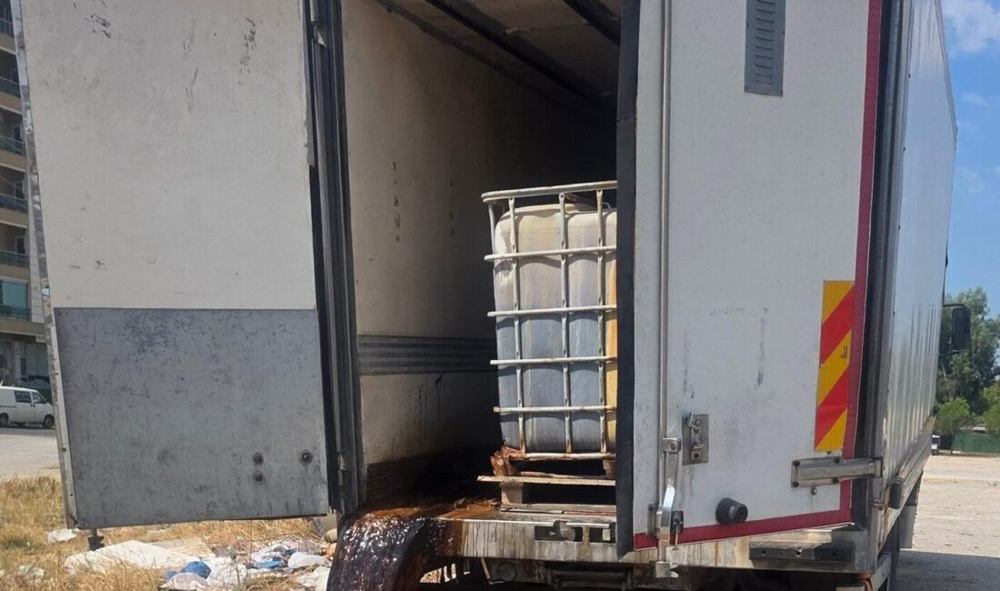 Bayraklı’da plakasız kamyonla atık döktüğü belirlenen kişi hakkında 5326 sayılı