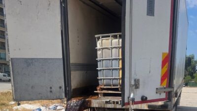 Bayraklı’da plakasız kamyonla atık döktüğü belirlenen kişi hakkında 5326 sayılı