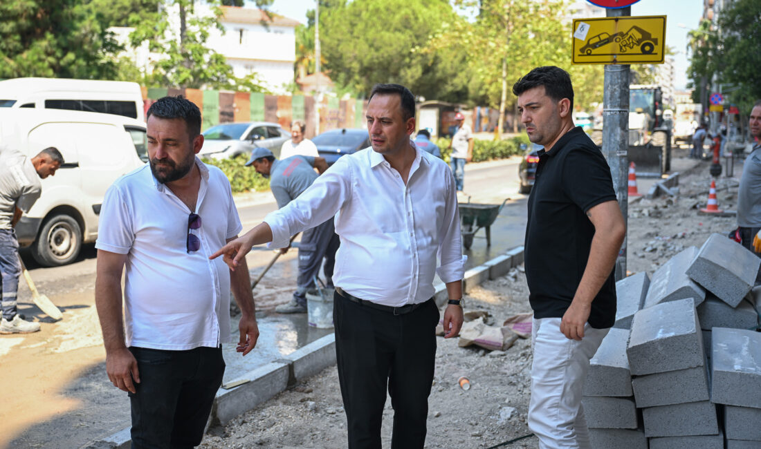 Bornova Belediyesi, Bayraklı sınırından Cumhuriyet Meydanı’na uzanan Mustafa Kemal Caddesi’ndeki