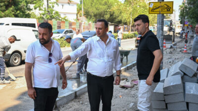 Bornova Belediyesi, Bayraklı sınırından Cumhuriyet Meydanı’na uzanan Mustafa Kemal Caddesi’ndeki
