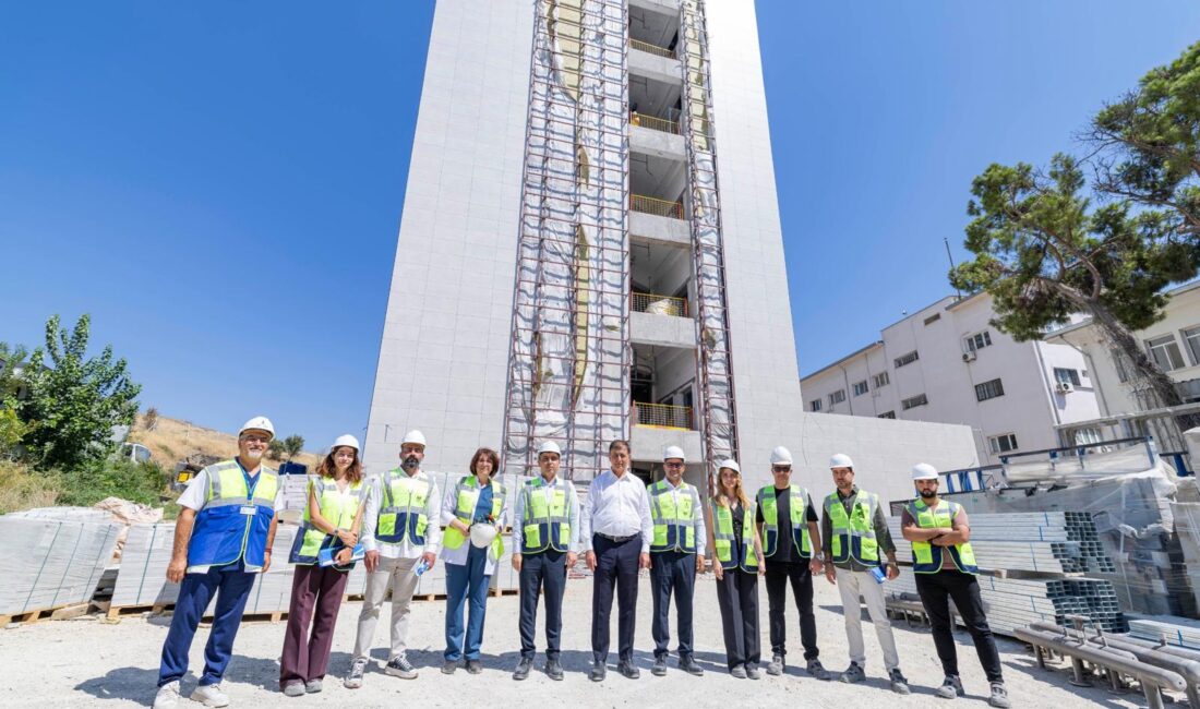 İzmir Büyükşehir Belediye Başkanı Dr. Cemil Tugay, yapımında son aşamaya
