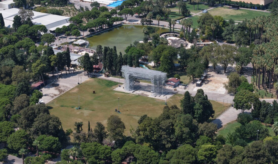 95. İzmir Enternasyonal Fuarı’na sayılı günler kala Kültürpark’ta bakım ve