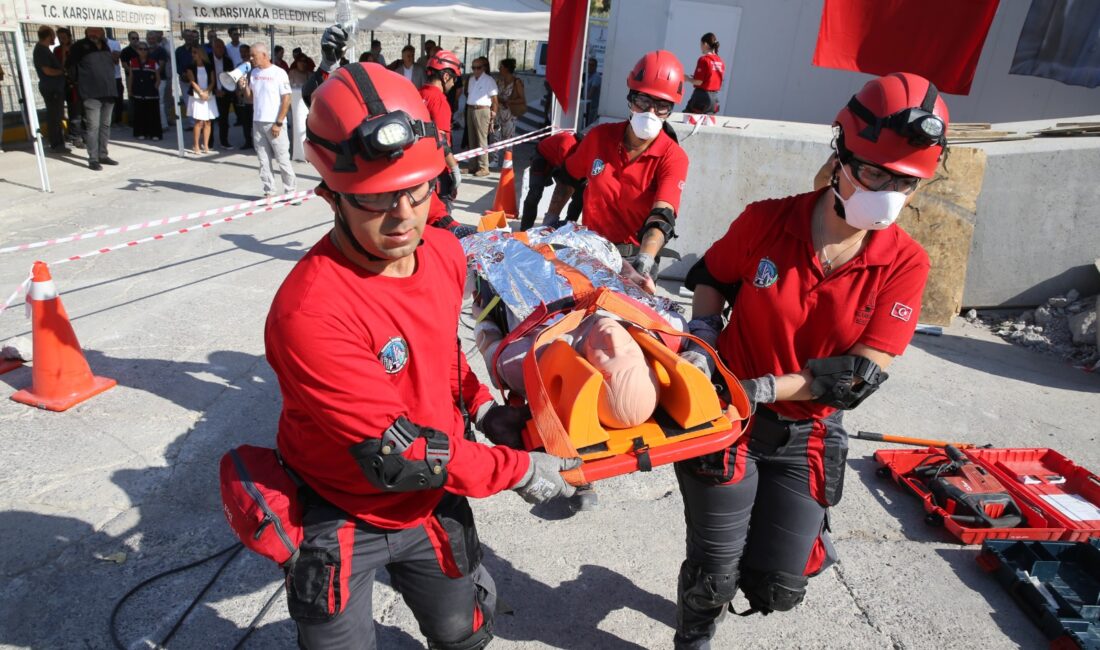 Karşıyaka Belediyesi, afetlere dirençli bir kent hedefiyle arama kurtarma ekibini