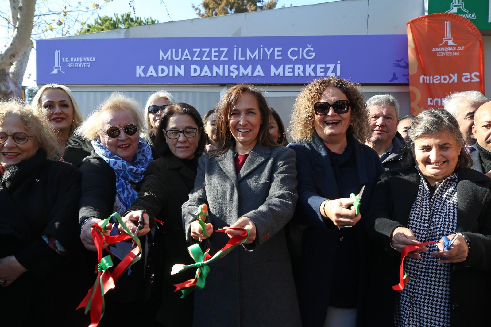 Karşıyaka Belediyesi’nin üç farklı noktada hizmet sunduğu kadın danışma merkezleri,