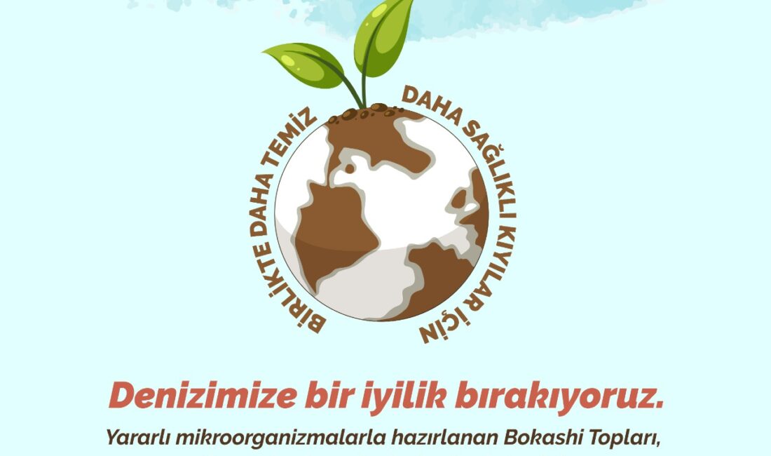 Seferihisar Belediyesi’nden denize iyilik: Bokashi topları Akarca’da denizle buluşuyor