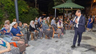 İzmir Büyükşehir Belediye Başkanı Dr. Cemil Tugay, Beydağ’ın Erikli Mahallesi’nde
