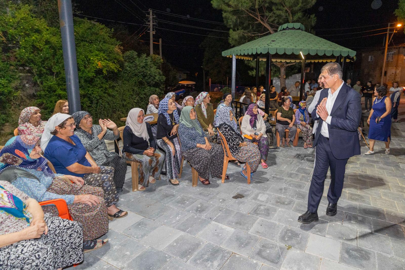 İzmir Büyükşehir Belediye Başkanı Dr. Cemil Tugay, Beydağ’ın Erikli Mahallesi’nde