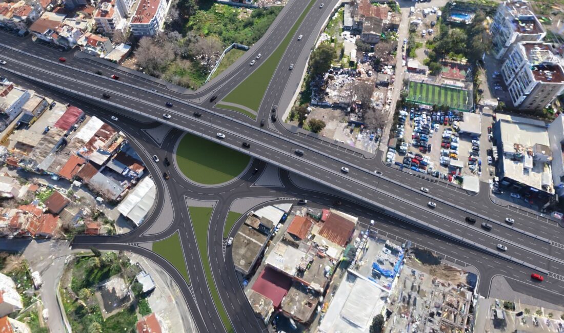 İzmir Büyükşehir Belediyesi, Anadolu Caddesi’ndeki trafik yoğunluğunu azaltmak için Şemikler