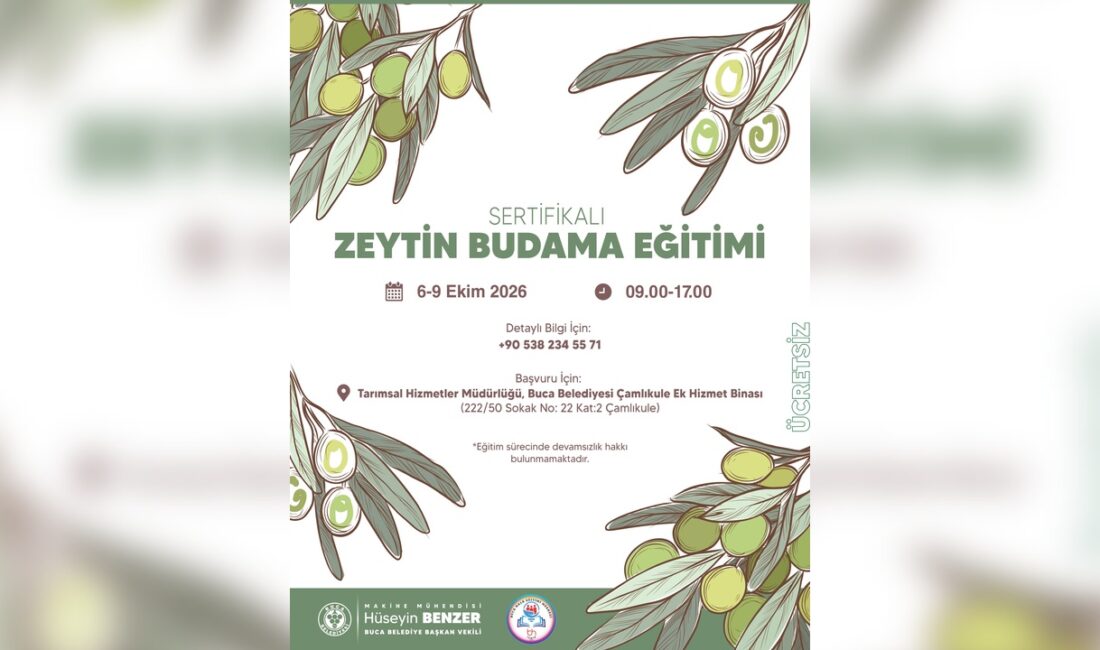 Buca Belediyesi, yerel üreticilerin bilgi ve becerilerini geliştirmek amacıyla 6-9