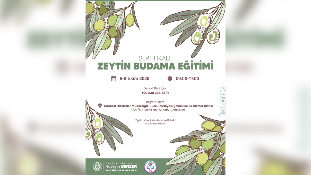 Buca Belediyesi, yerel üreticilerin bilgi ve becerilerini geliştirmek amacıyla 6-9