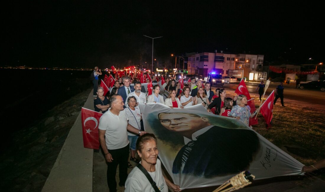 Güzelbahçe’nin düşman işgalinden kurtuluşunun 104’üncü yıl dönümü, gün boyunca düzenlenen
