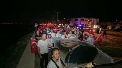 Güzelbahçe’nin düşman işgalinden kurtuluşunun 104’üncü yıl dönümü, gün boyunca düzenlenen
