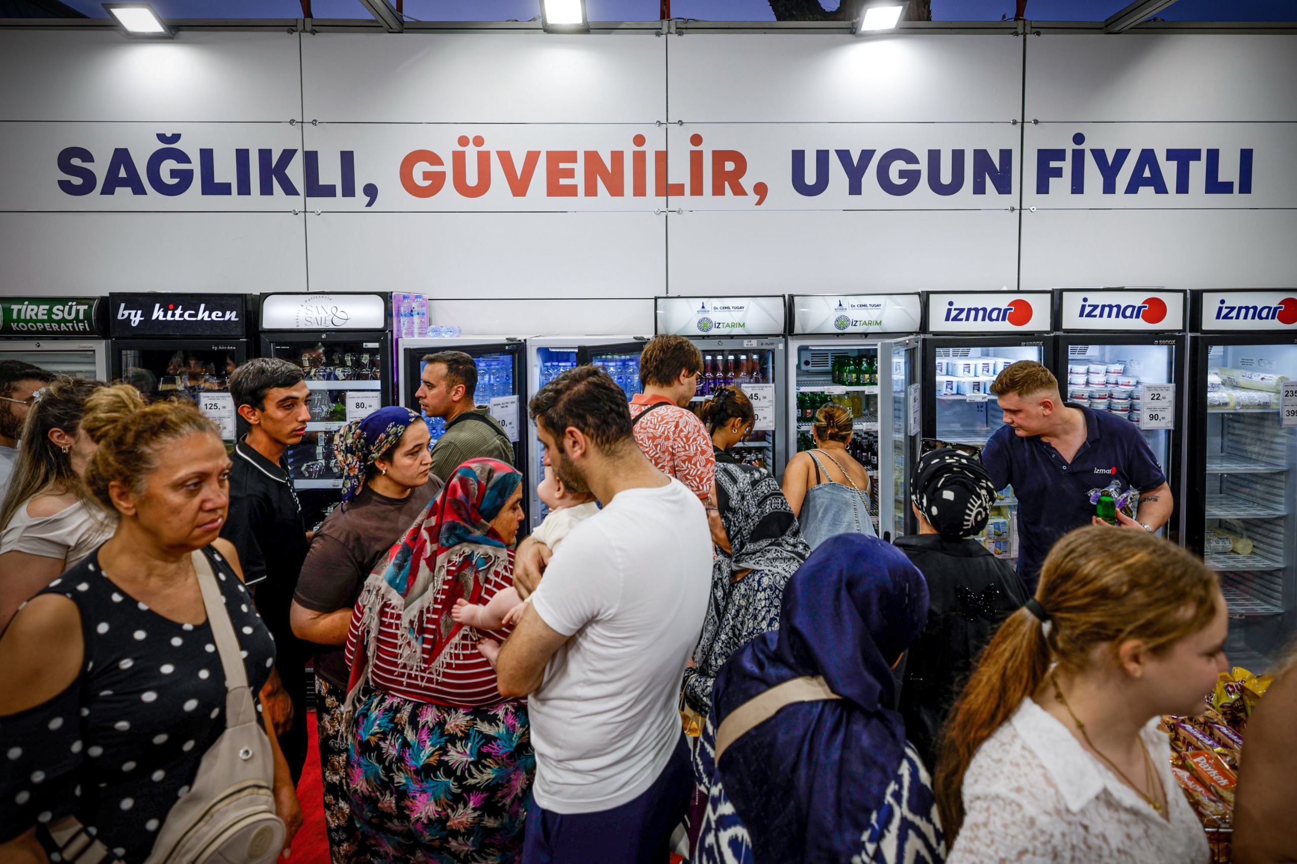 95’inci İzmir Enternasyonal Fuarı’nda ziyaretçilerin yoğun ilgi gösterdiği noktalardan biri