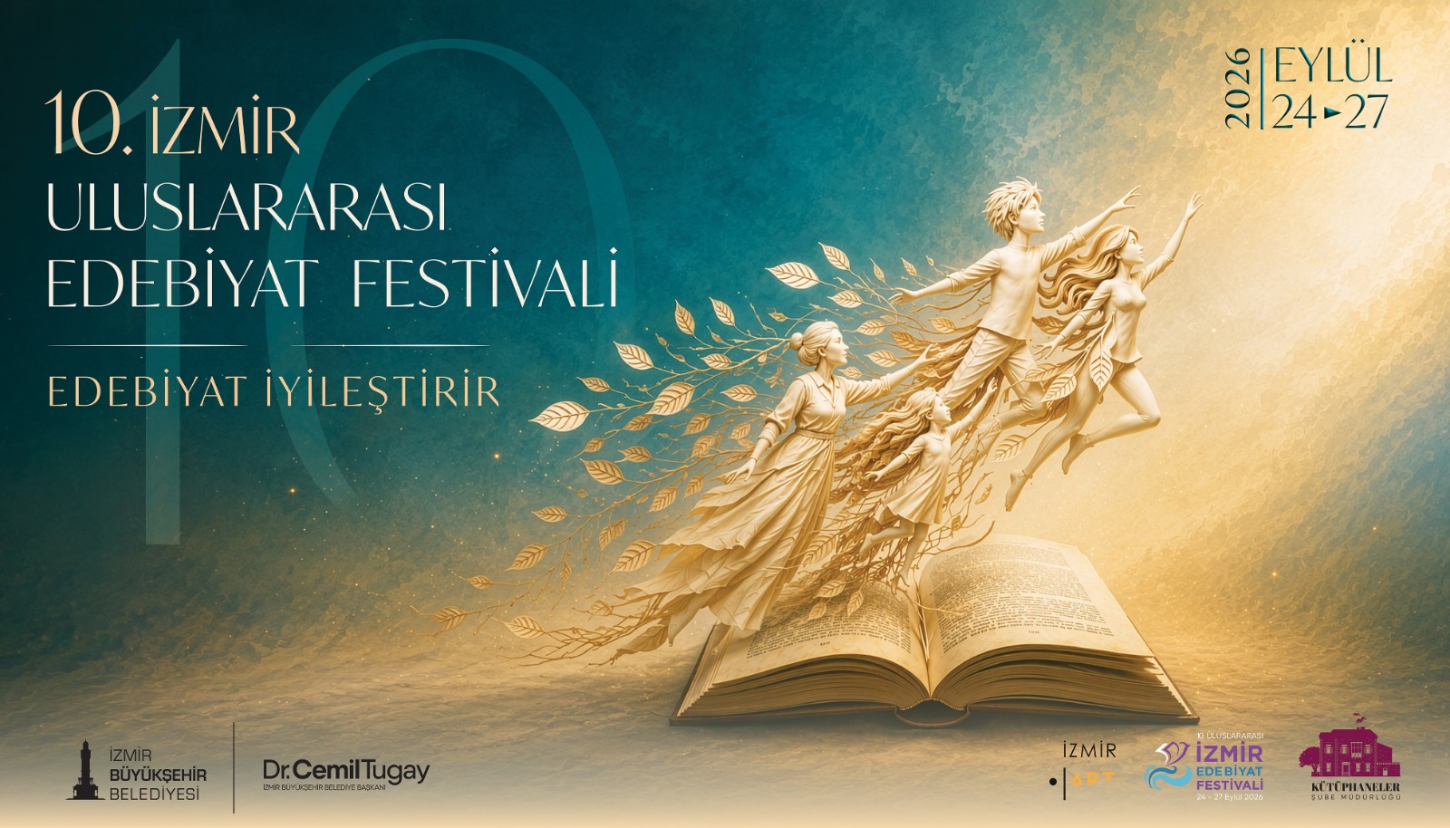 İzmir Uluslararası Edebiyat Festivali, 24-27 Eylül tarihleri arasında &ldquo;Edebiyat İyileştirir&rdquo;