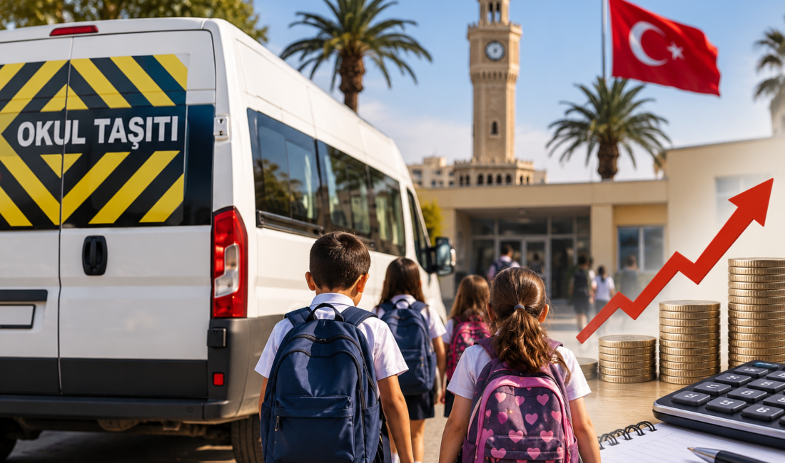 İzmir’de 2026-2027 eğitim öğretim dönemi öncesinde öğrenci servis ücretlerinin yeniden