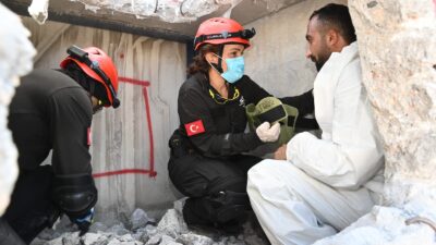 Karabağlar Belediyesi Arama ve Kurtarma Ekibi KAR-KUT, yaklaşık 10 aylık
