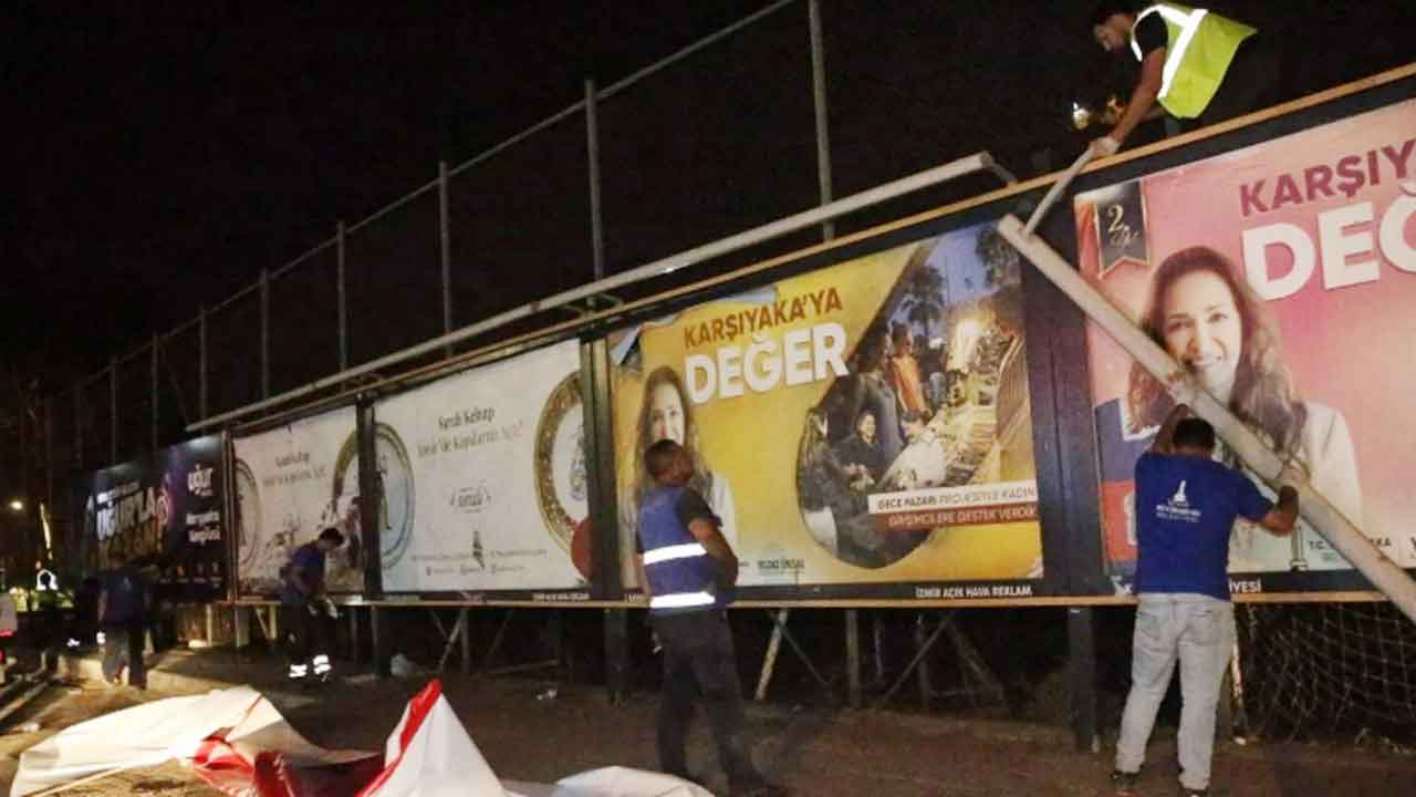 Karşıyaka Belediye Başkanı Yıldız Ünsal, Kent AŞ’ye ait reklam ünitelerinin