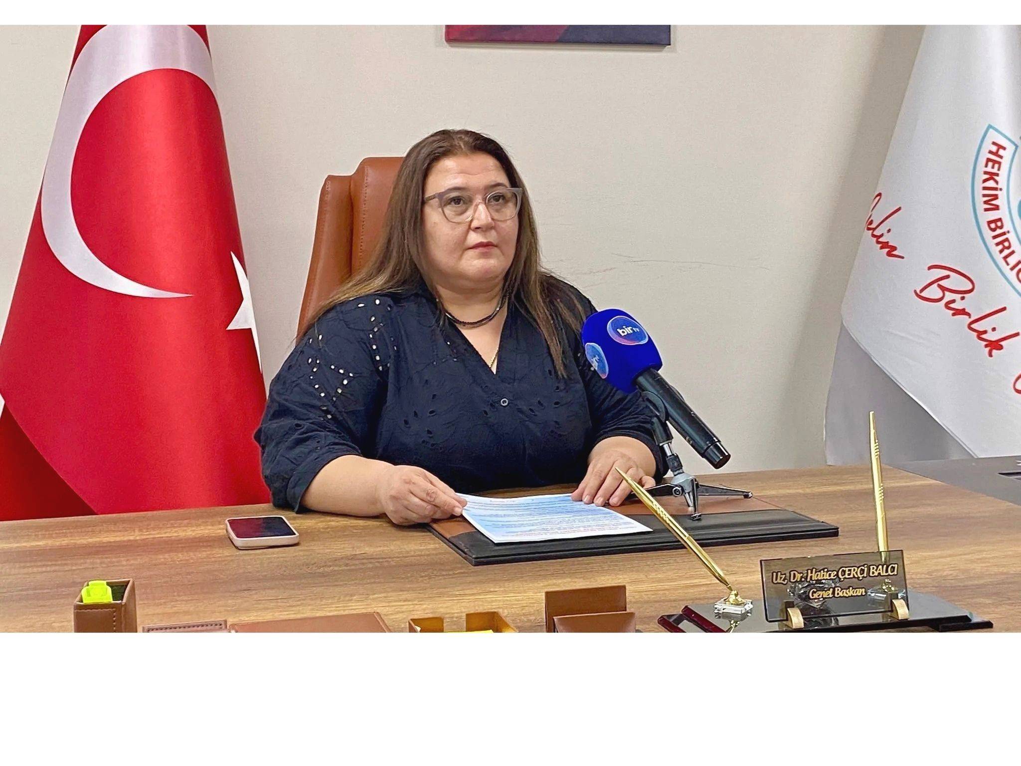 Hekim Birliği Genel Başkanı Hatice Çerci Balcı, kadın doğum uzmanlarının