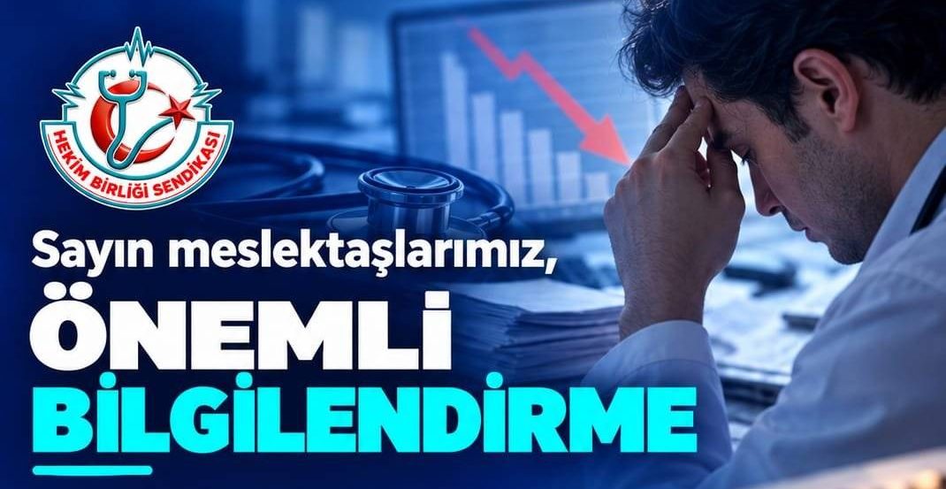 Hekim Birliği, bireysel hedef katsayısının sisteme uyarlanamaması nedeniyle teşvik ödemelerinin