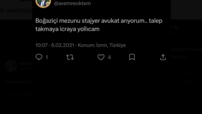 İzmir Barosu seçimlerinin son çeyreğinde Çağdaş Avukatlar Grubu adayı Emre