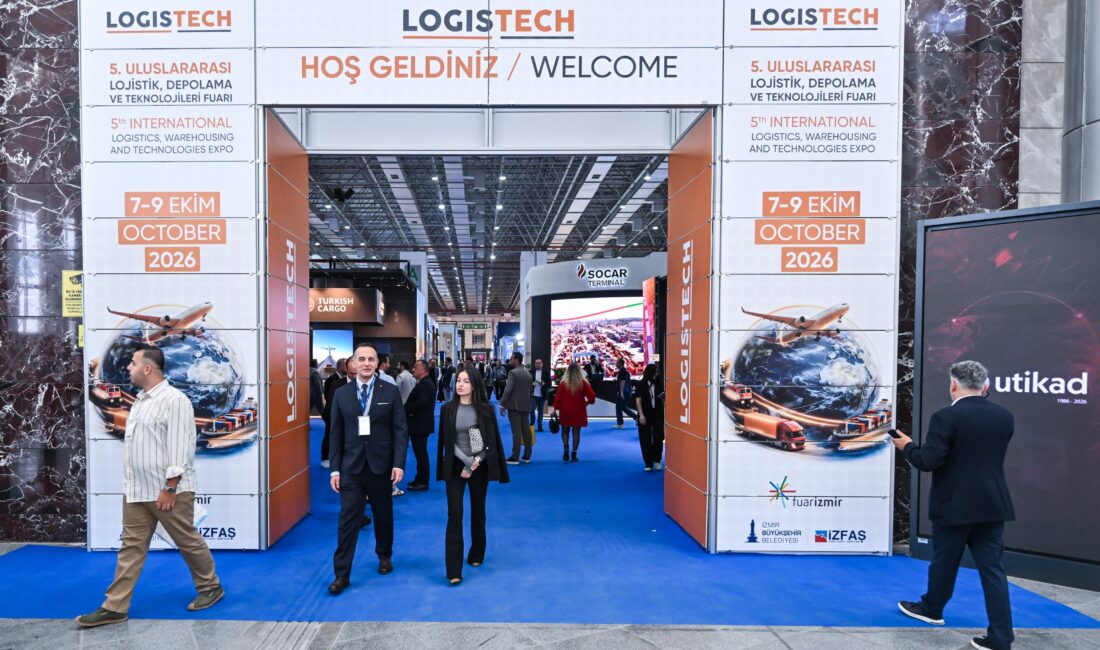 İzmir Büyükşehir Belediyesi ev sahipliğinde gerçekleştirilen LOGISTECH 2026’da lojistik sektörünü