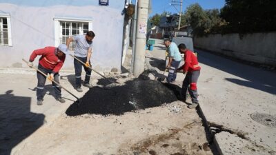 Menderes Belediyesi, Başkan Vekili Asuman Şen’in göreve gelmesiyle başlatılan asfalt