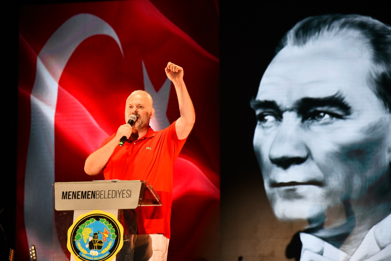 Menemen’de Cumhuriyet’in 103’üncü yıl dönümü kutlamaları kapsamında 28 Ekim’de Blok-3,