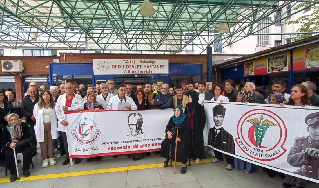 Ordu Tabip Odası ile Hekim Birliği Sendikası, Ordu Devlet Hastanesi’nde