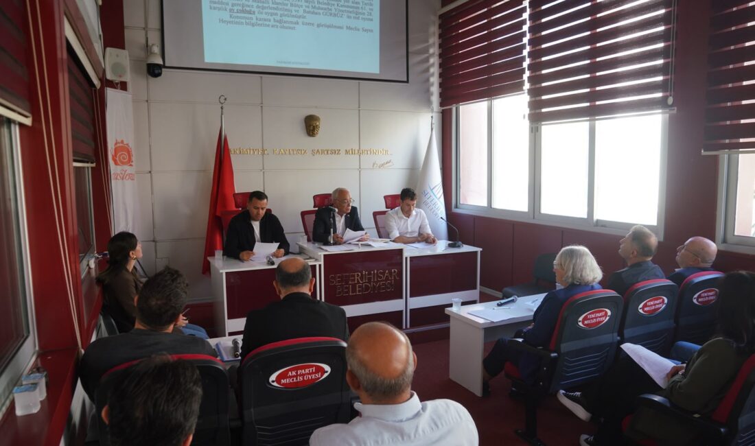 Seferihisar Belediyesi’nin ekim ayı olağan meclis toplantısının ikinci birleşimi, Belediye